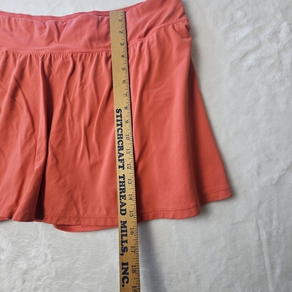Patagonia skort skirt womens XXL orange 15 inches long lining shorts - Picture 4 of 8